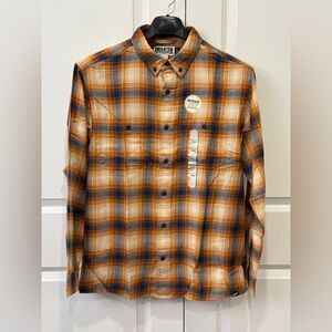 Men's Seawool Lightweight Flannel Long Sleeve Shirt Size L New With Tags